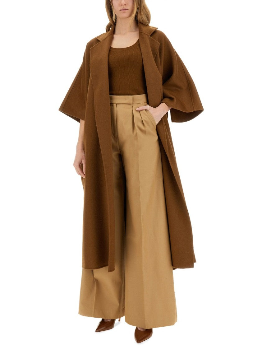 Max Mara Camel Drap Cape Coat
