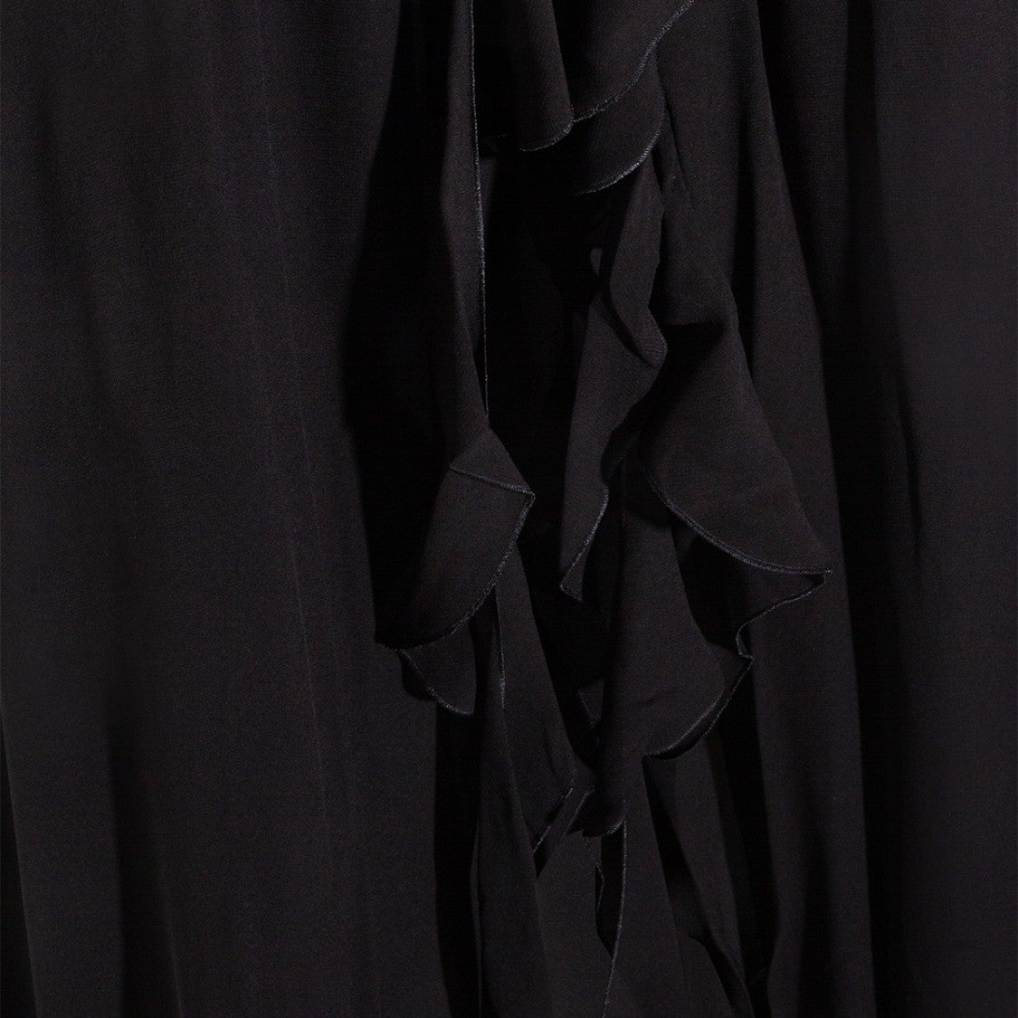 Blumarine Maxi Dress With Deep V-Neck Collar