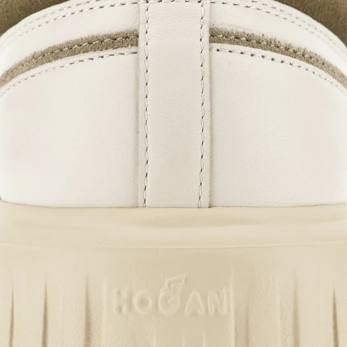 Hogan Chunky Sole Suede Accent Low-Top Sneakers