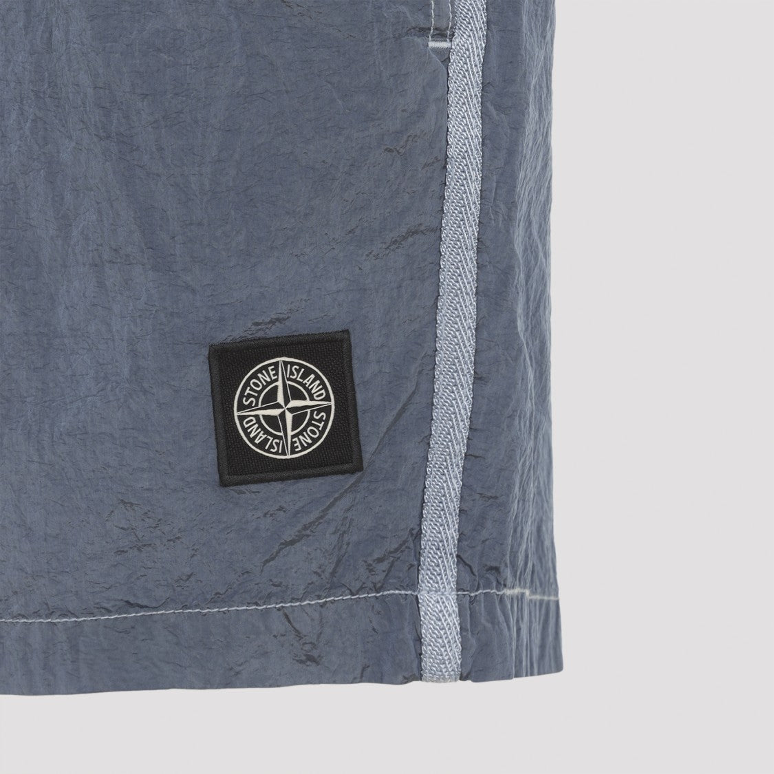Stone Island Tech Fabric Shorts With Elastic Waistband