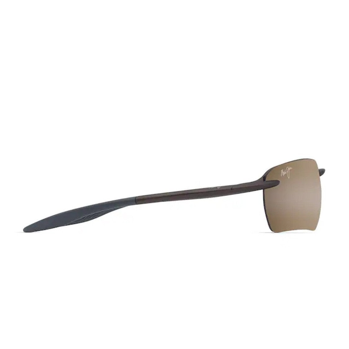Maui Jim Matte Brown Hcl Bronze Ho'okipa Ultra G Bio-Injected Wraparound Sunglasses