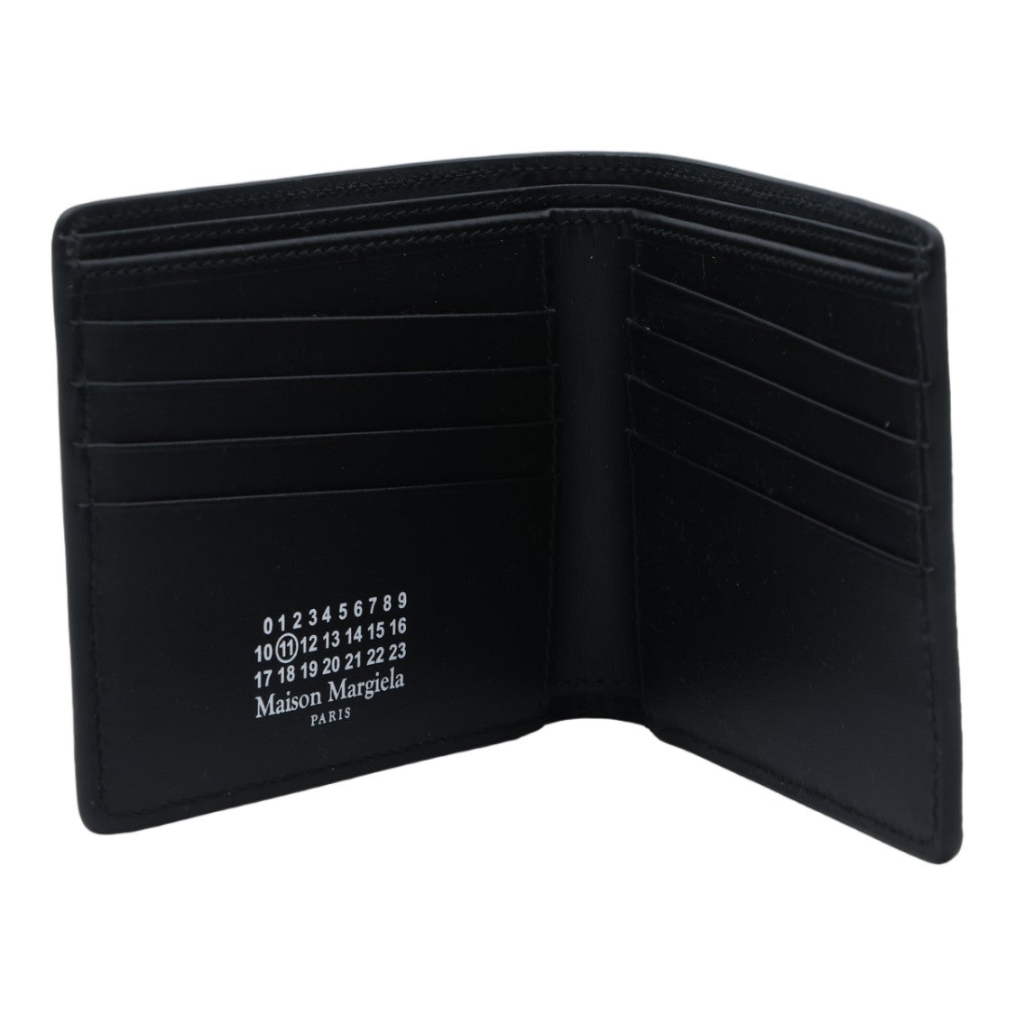 Maison Margiela Textured Bifold Wallet With Subtle Stitching