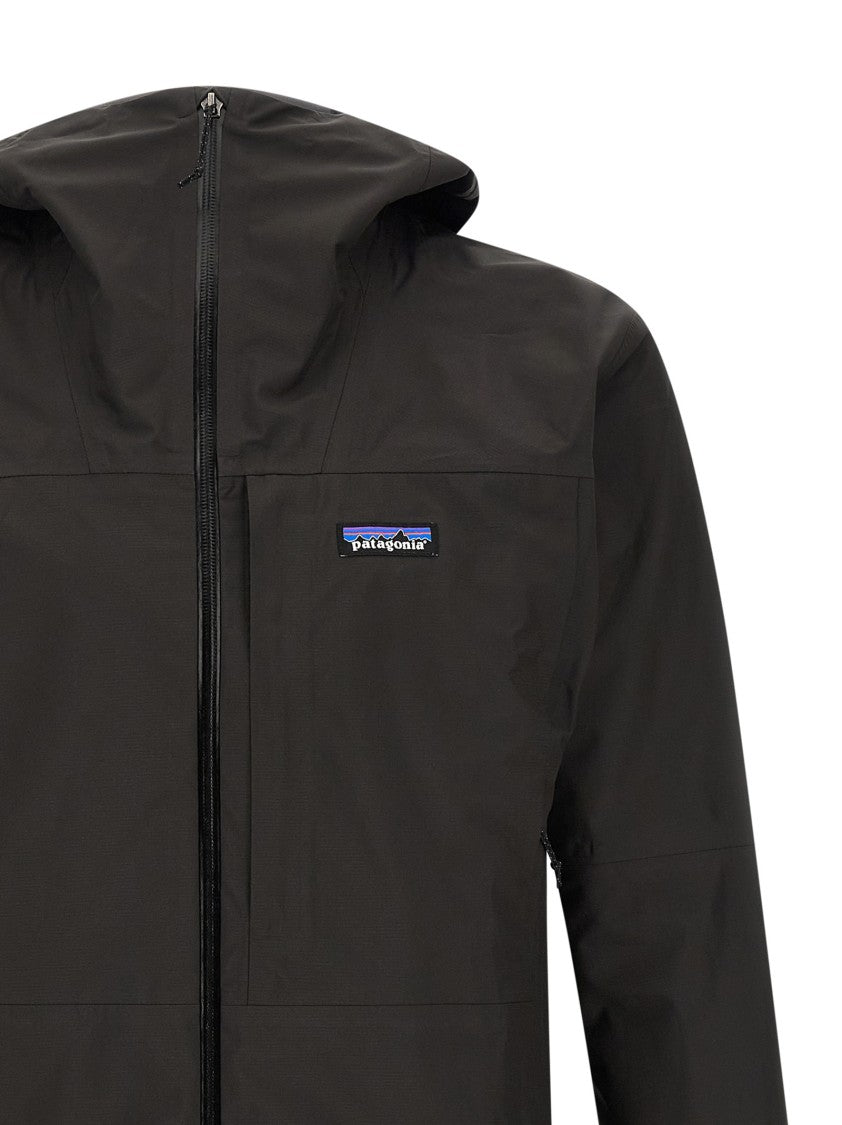 Patagonia Boulder Fork Jacket In Three-Layer Waterproof Fabric With Adjustable Features