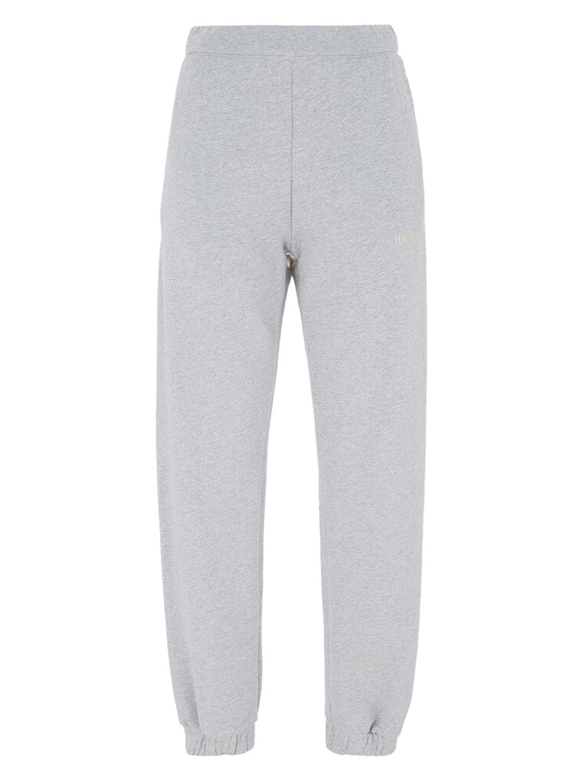The Attico Relaxed Fit Grey Melange Joggers