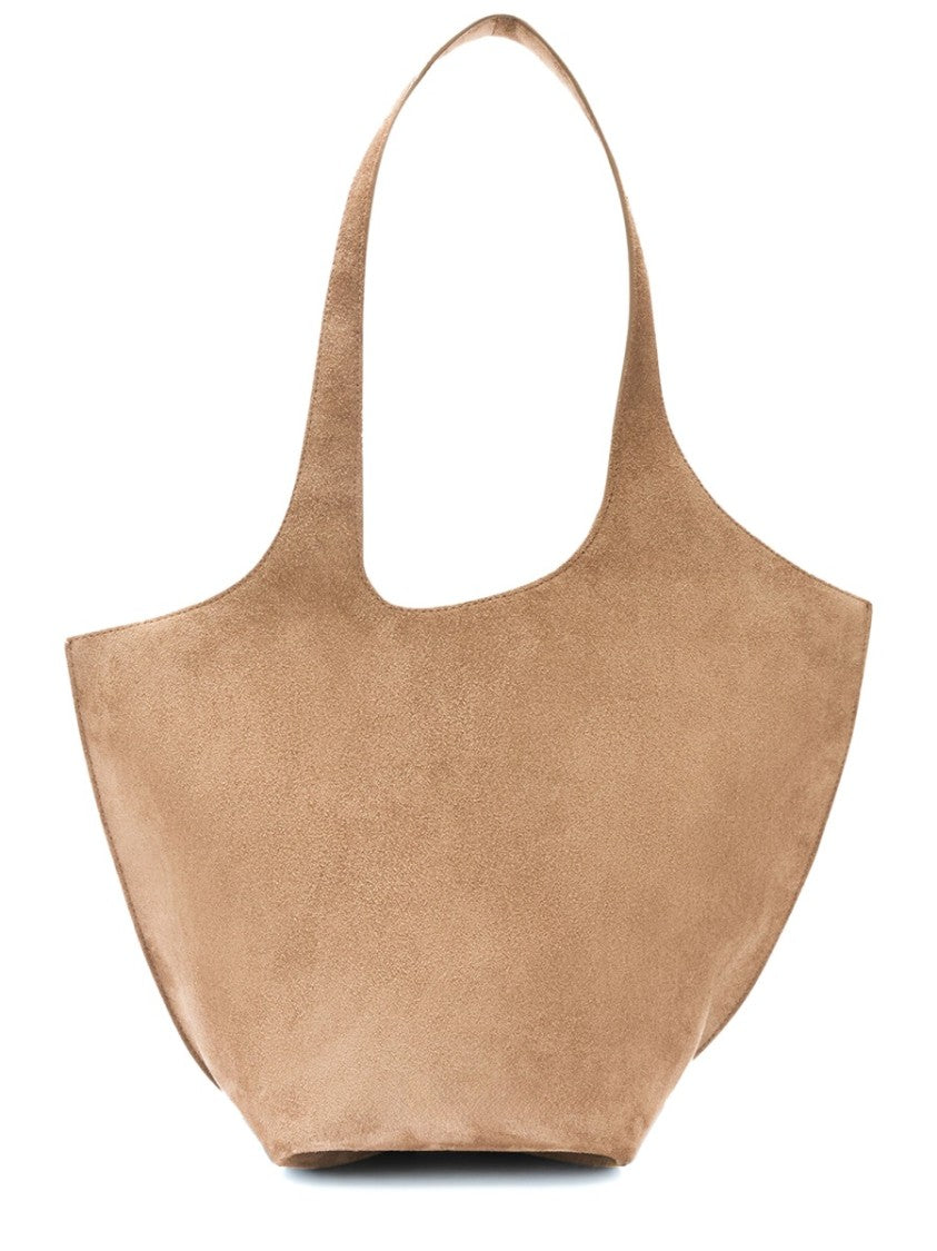 The Attico The Scoop Suede-Like Folded Tote Bag