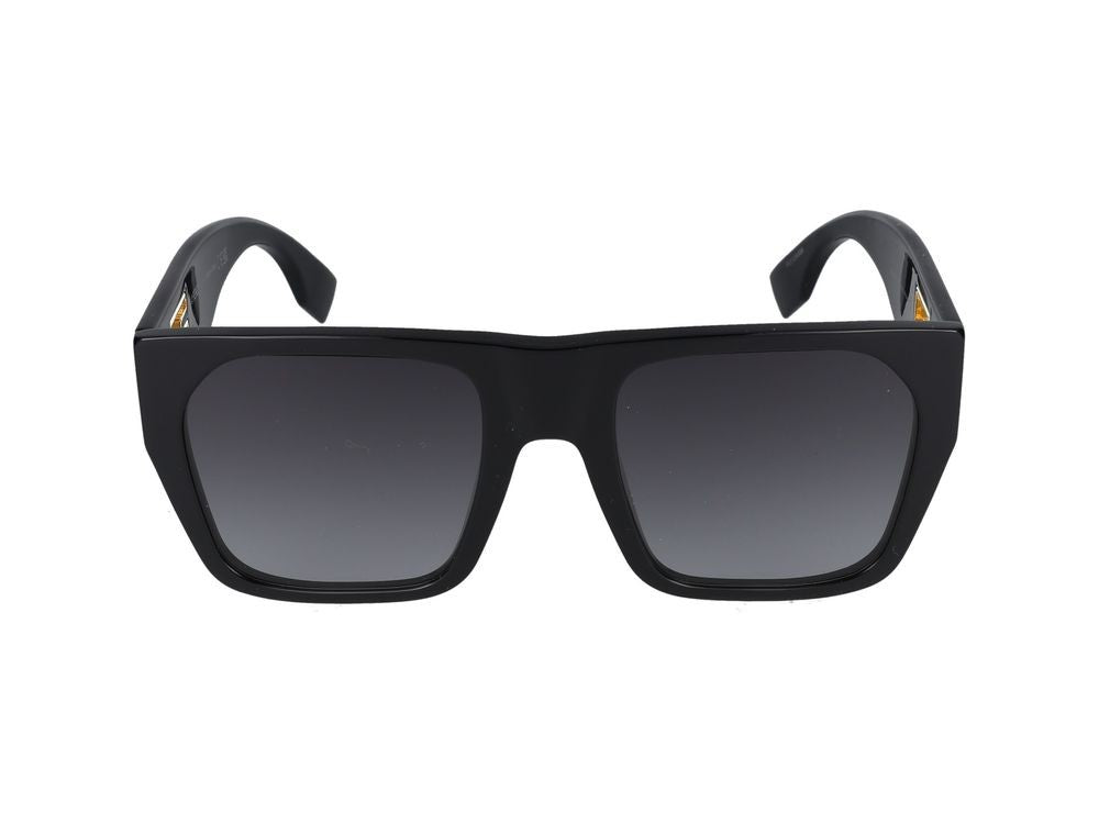 Maison Fendi Black Oversized Square Sunglasses
