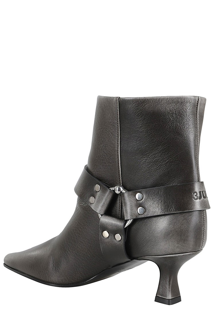 3Juin Pointed Toe Ankle Boot With Strap Detail