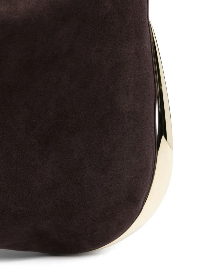 Benedetta Bruzziches Structured Detachable Shoulder Strap Minimalist Handbag