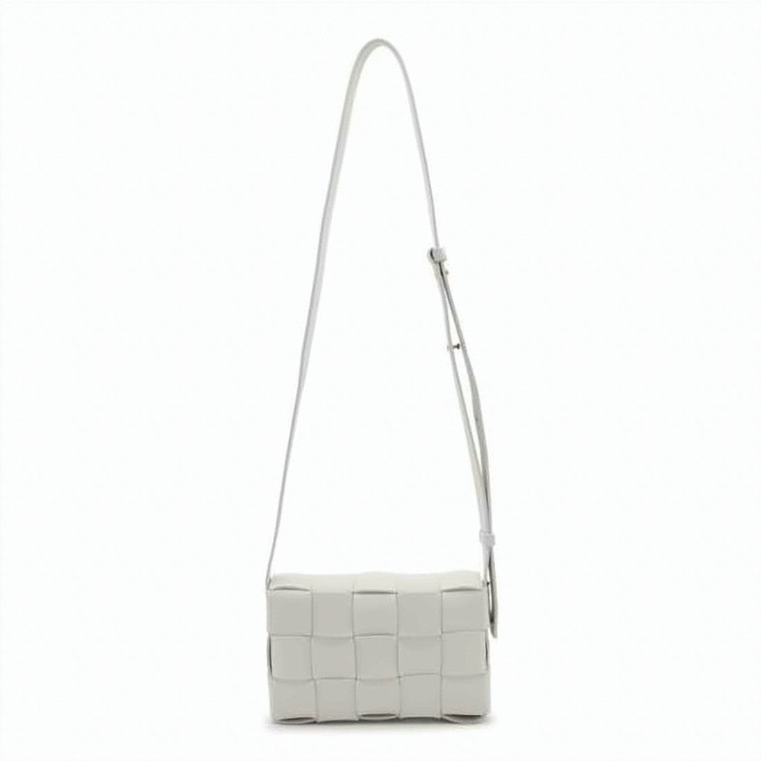 Bottega Veneta Rectangular Woven Pattern Crossbody Bag