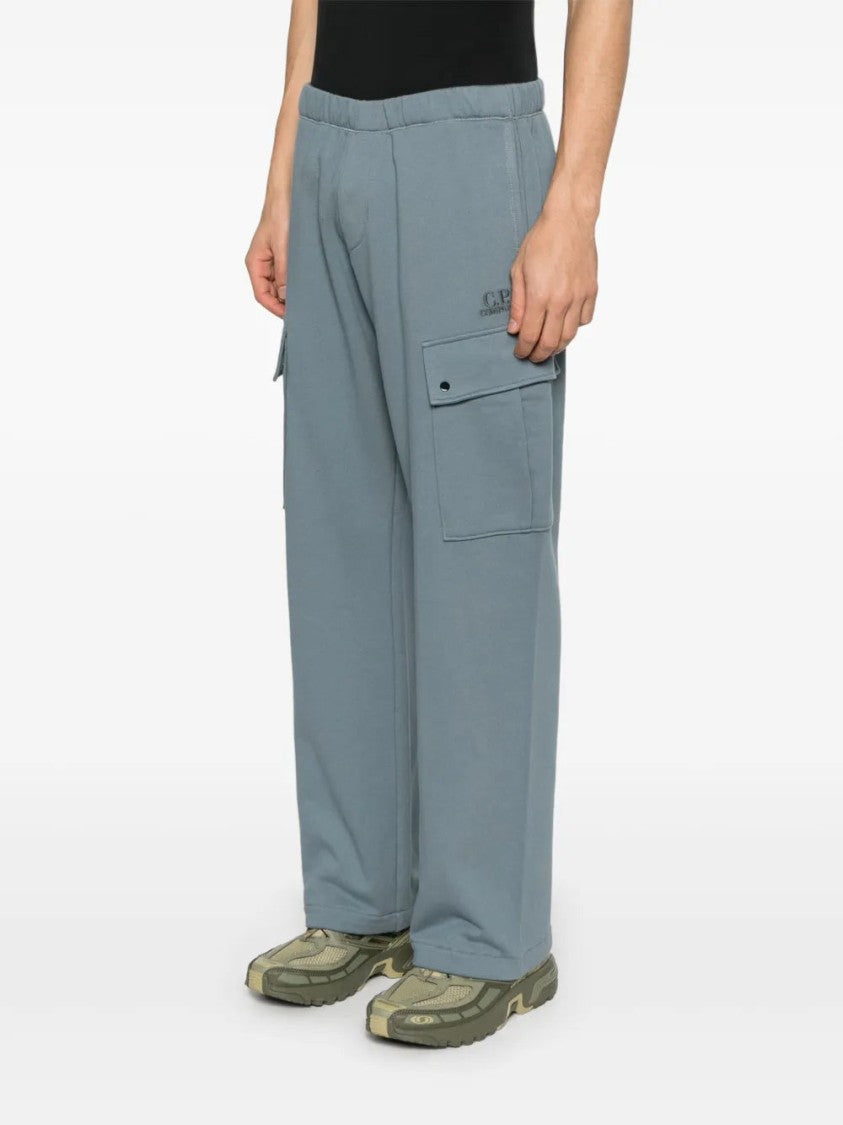 C.P. Company Logo-Embroidered Sweatpants