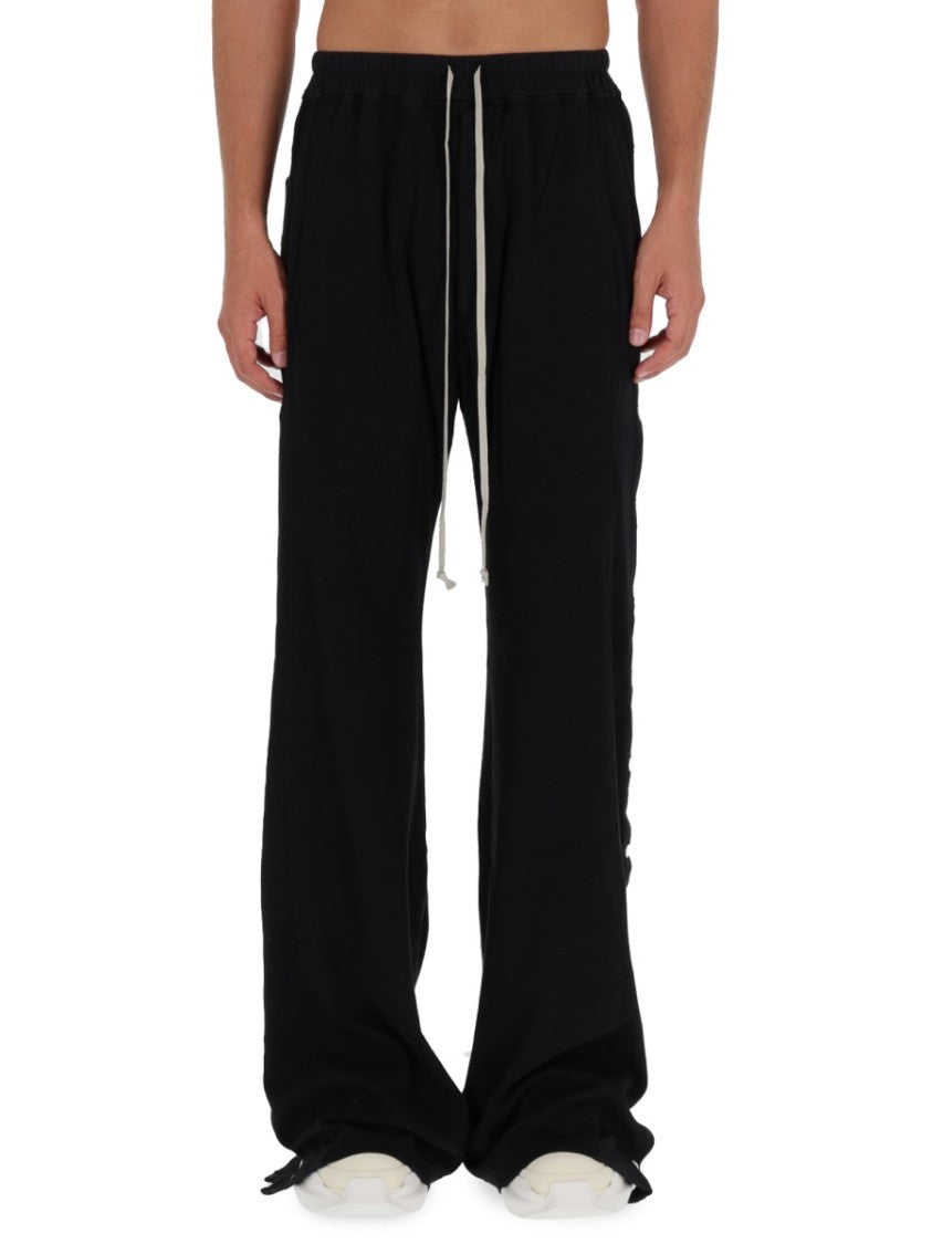 Drkshdw By Rick Owens Wide-Leg Black Trousers