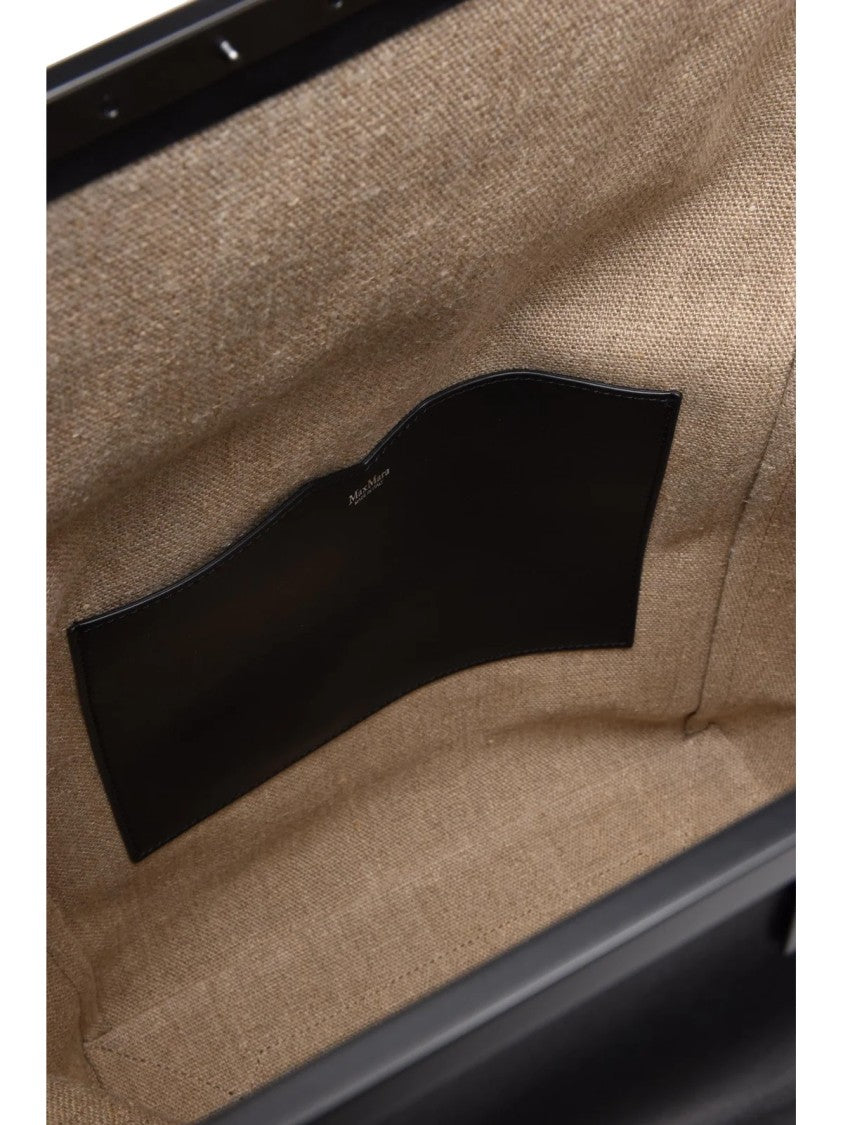 Max Mara Shoulder Bag With Flap Closure And Adjustable Strap