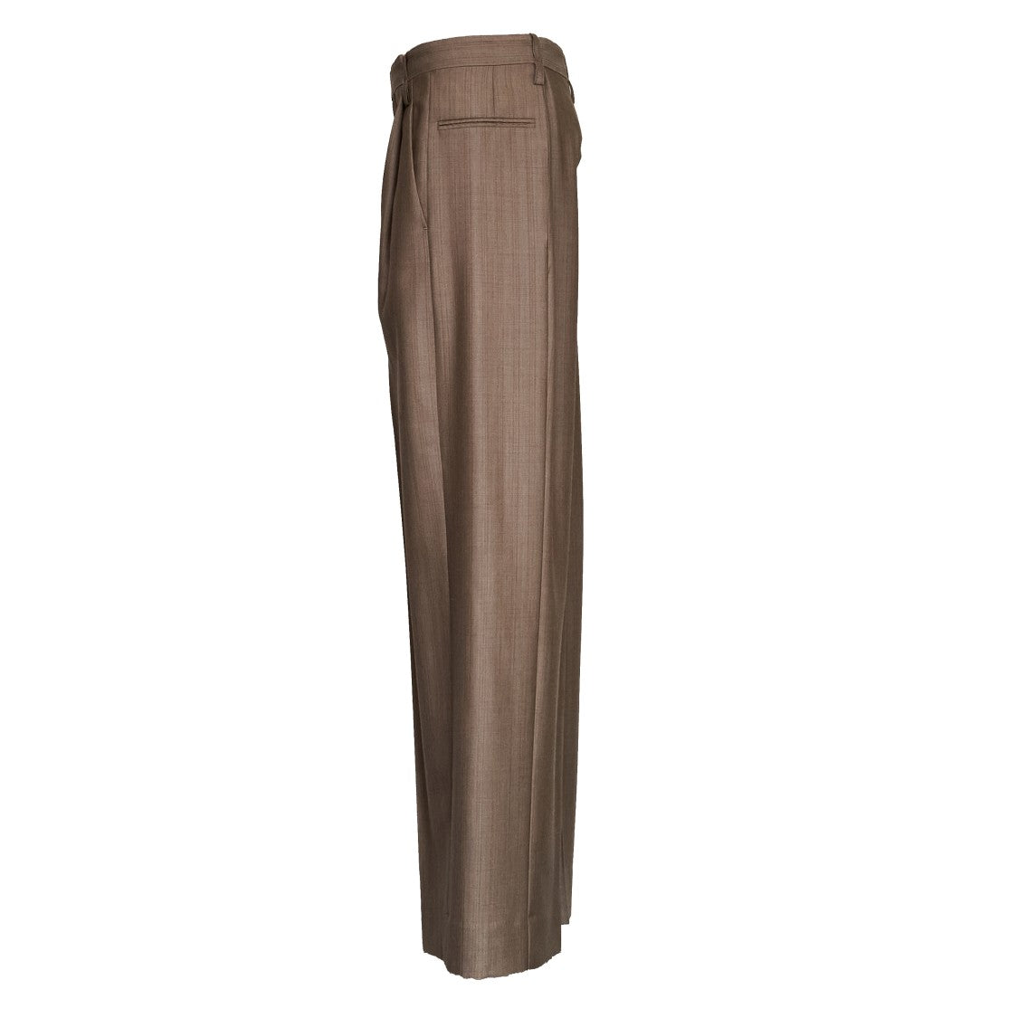 Victoria Beckham Mid Rise Relaxed Unlined Straight Leg Pants