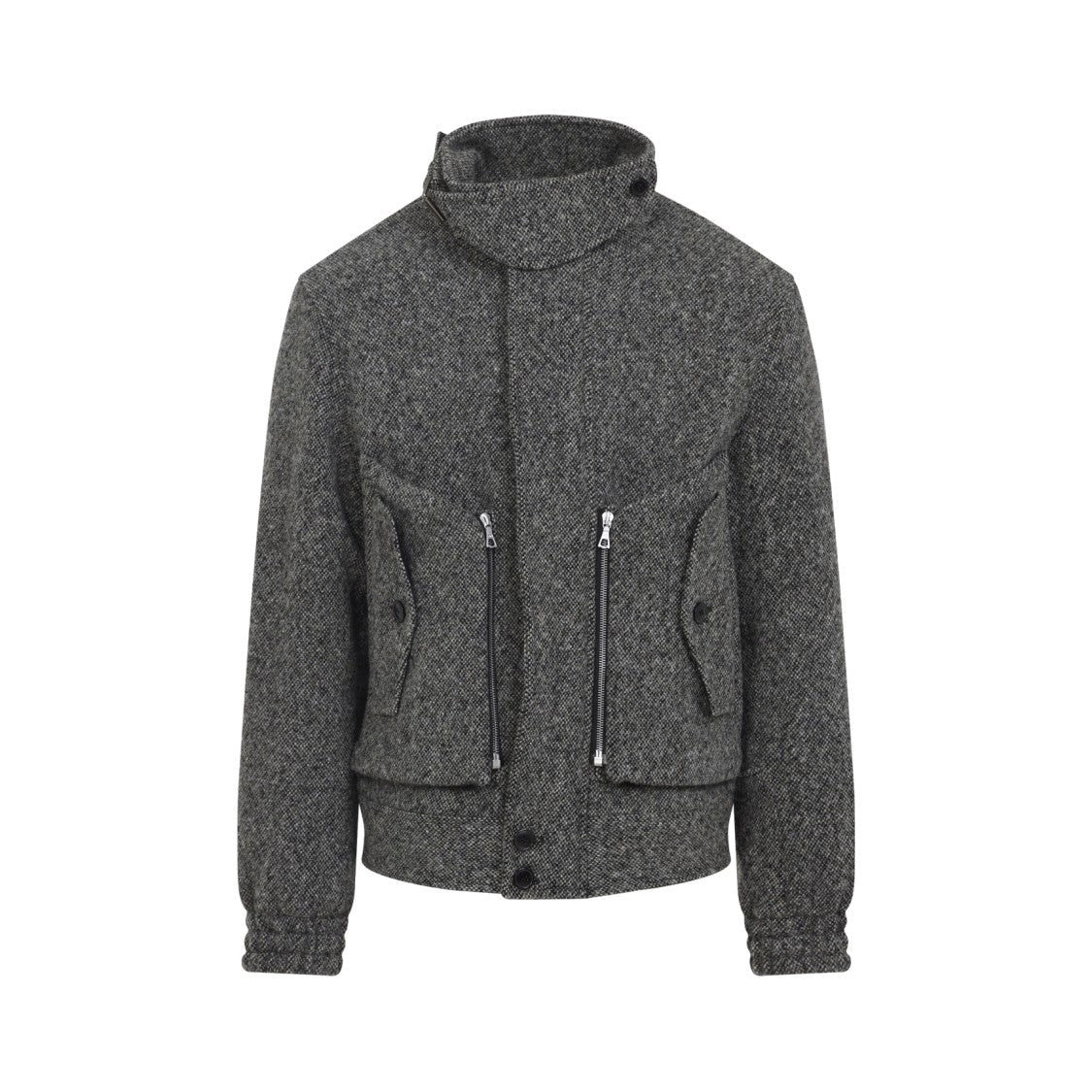 Dries Van Noten Textured Wool Blend Jacket