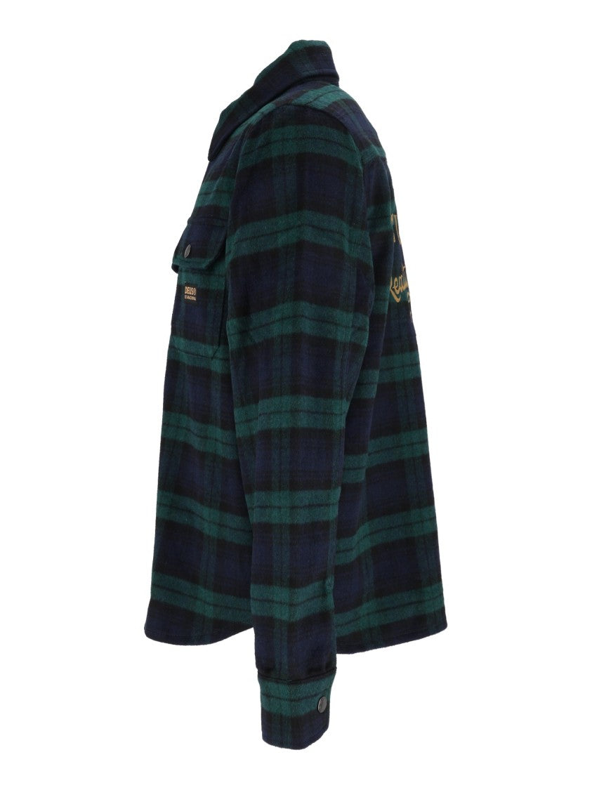 Deus Ex Machina Maxwell Check Blue Shirt