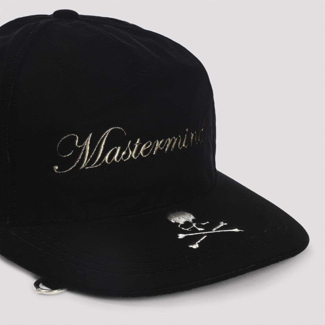 Mastermind Structured Black Cap With Embroidered Details