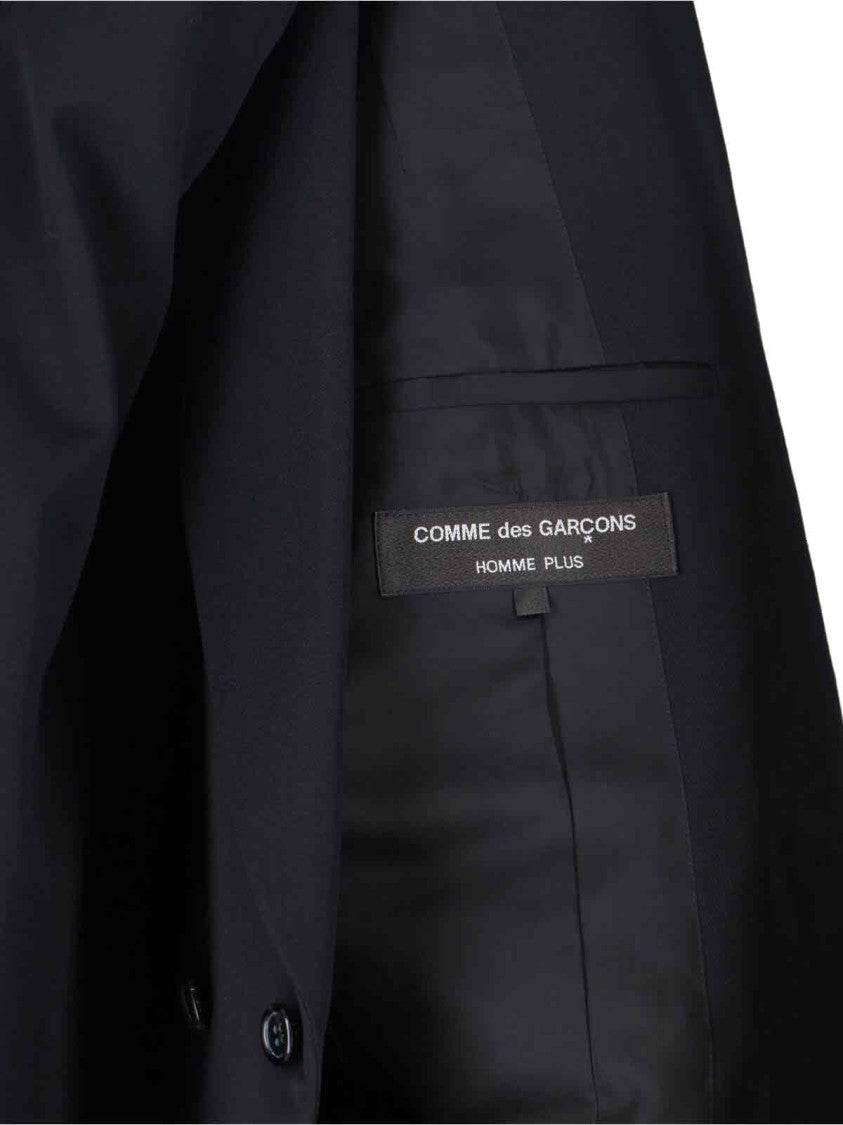 Comme Des Garçons Structured Black Jacket With Minimalist Aesthetic