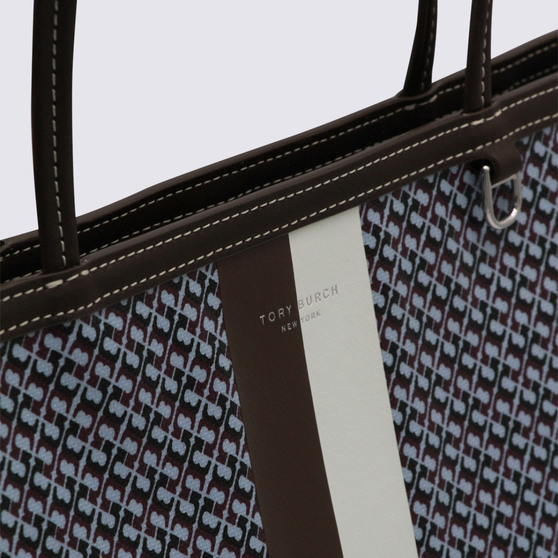 Tory Burch Textured Geometric Pattern Tote