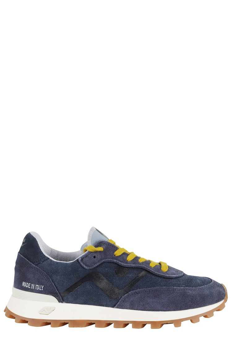 No Map Society Indigo Navy Suede Sneakers