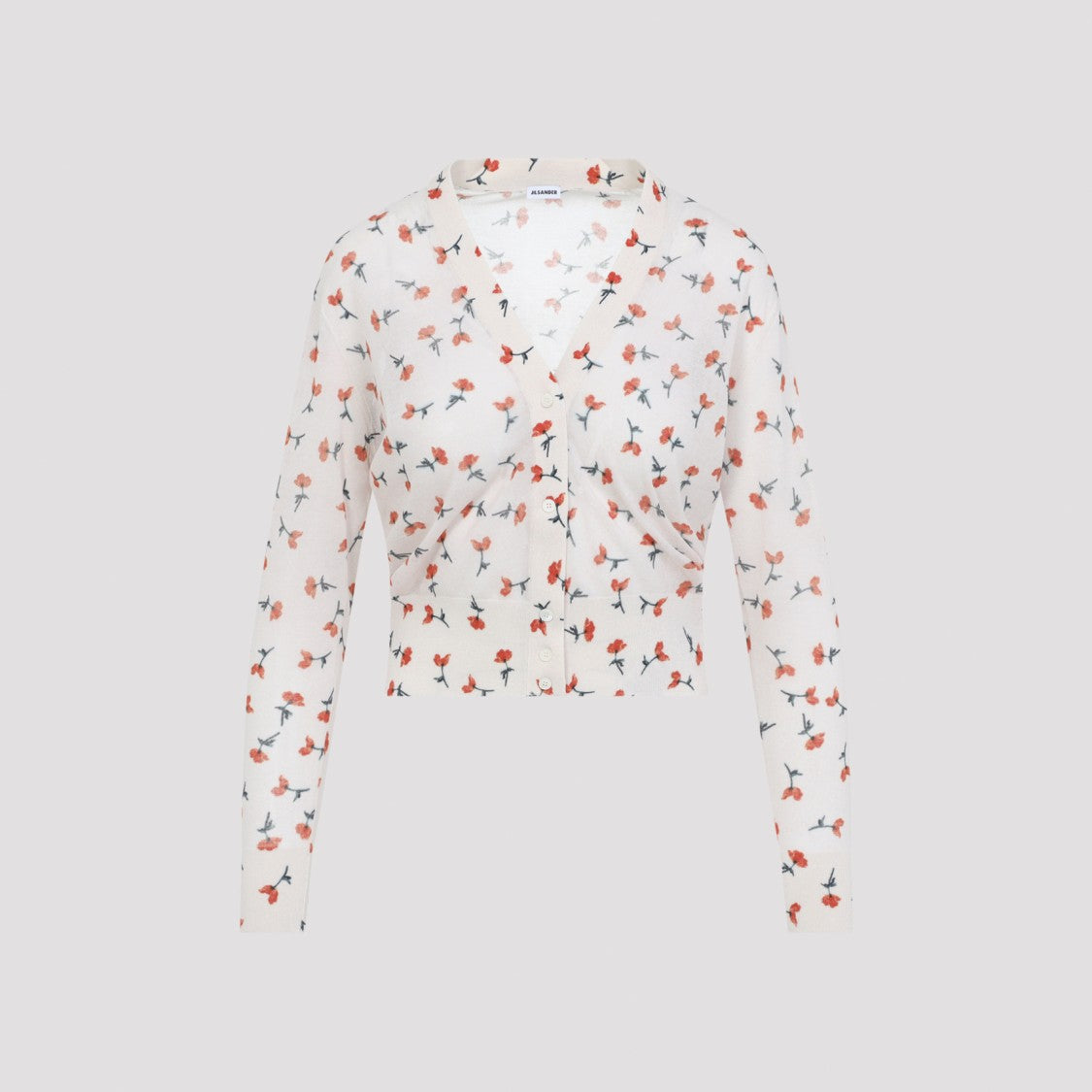 Jil Sander Cotton Blend Knit Sweater