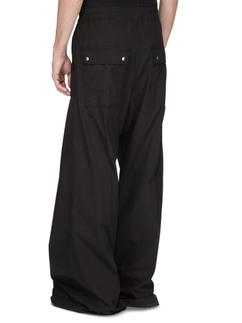 Drkshdw By Rick Owens Wide-Leg Trousers With Elastic Waistband And Drawstring