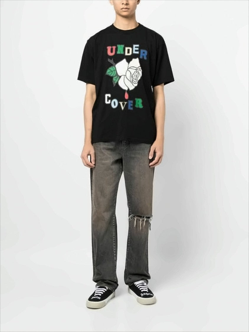 Undercover Short-Sleeved T-Shirt With Bold Graphic Design
