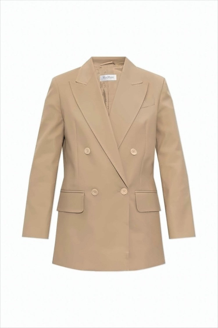 Max Mara Tailored Double-Breasted Jacket With Structured Silhouette