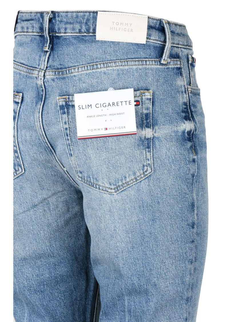 Tommy Hilfiger Light Blue Tapered Cigarette Jeans