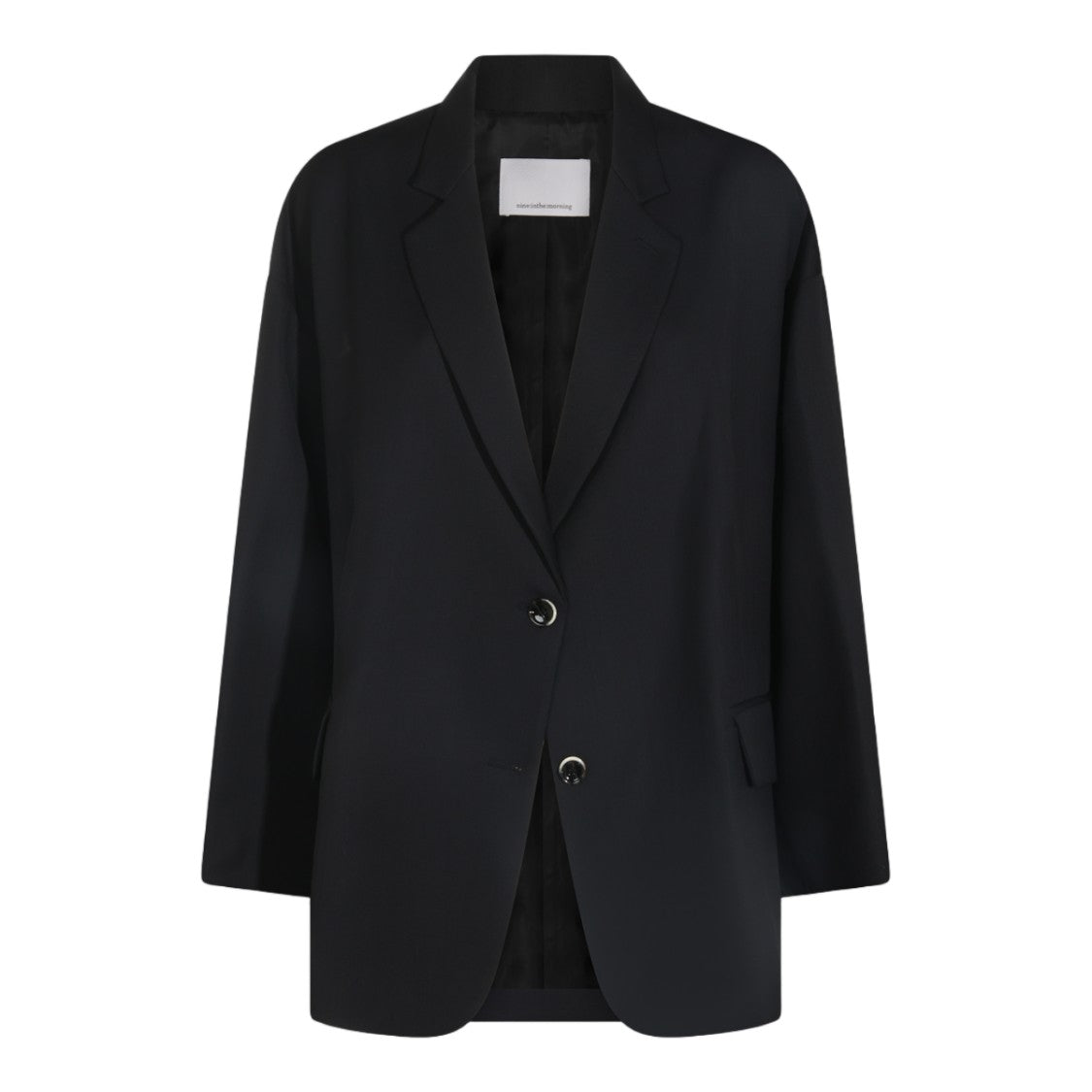 Nine In The Morning Tailored Oversized Jacket With Notched Lapel And Button Detailing