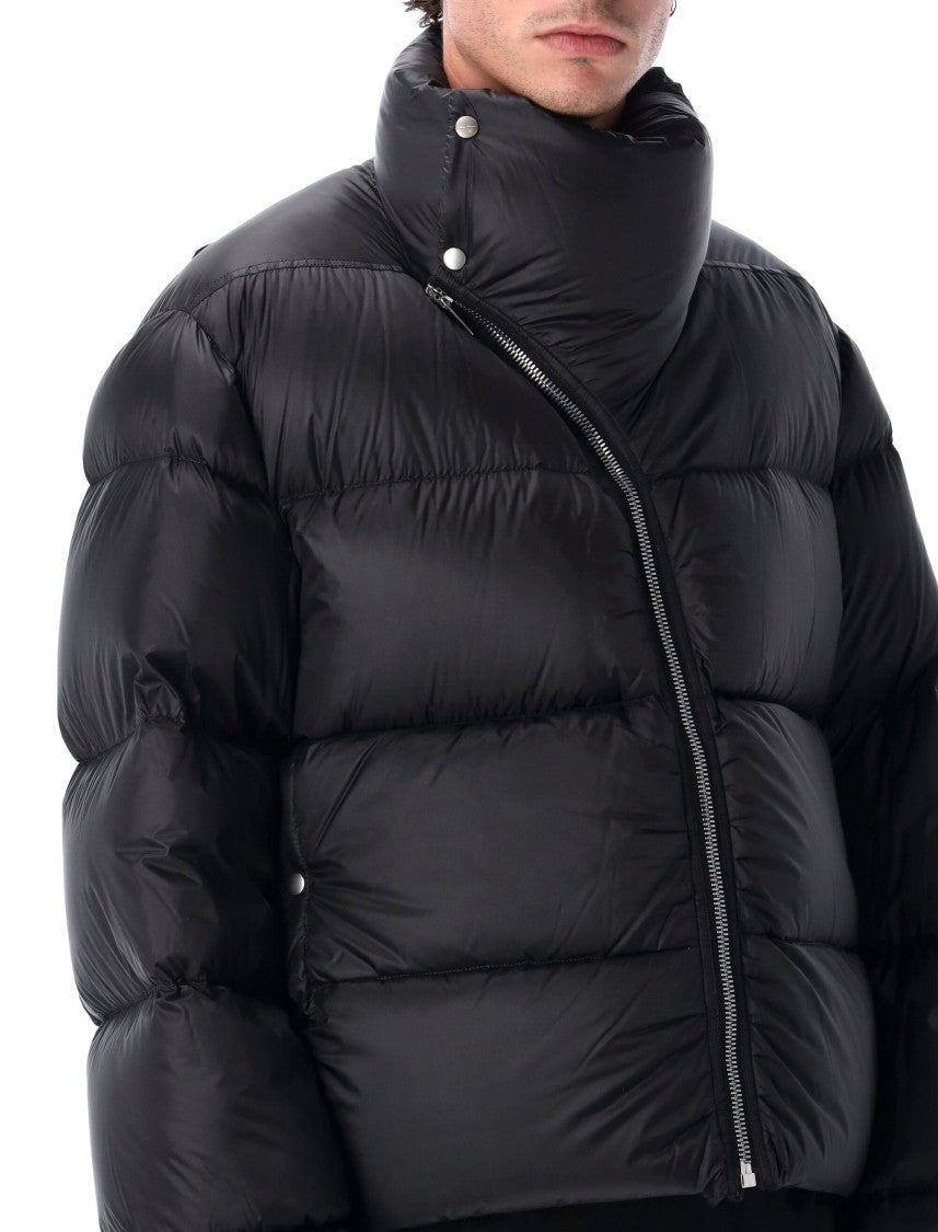 Rick Owens Black Turtle Cropped Down Jacket