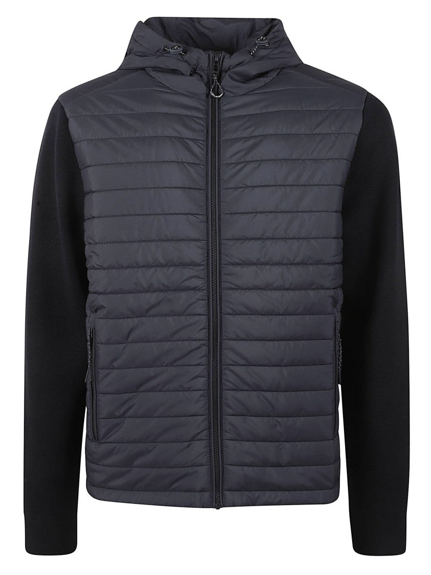 Belstaff Quilted Front And Knitted Back Jacket
