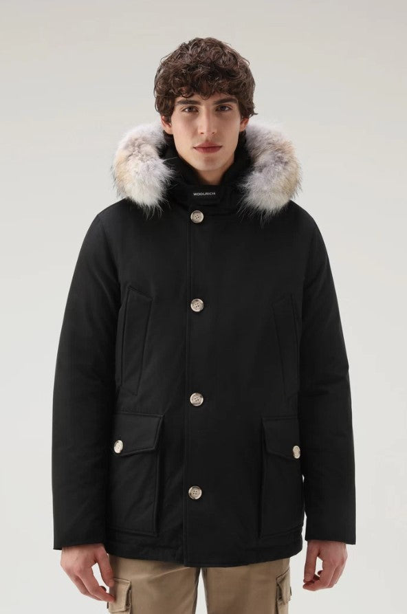 Woolrich Black Arctic Fur Anorak