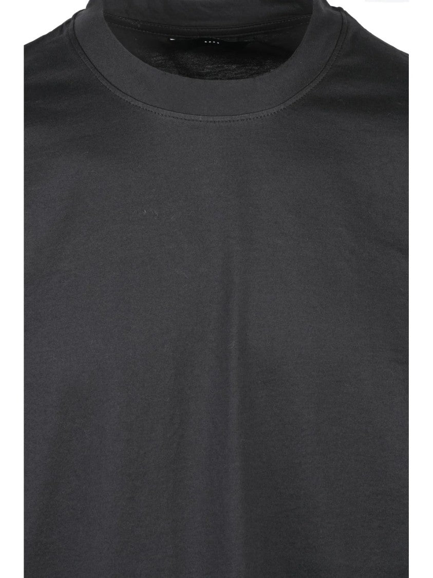 Hevo Essential Grey Cotton T-Shirt With Classic Crew Neckline