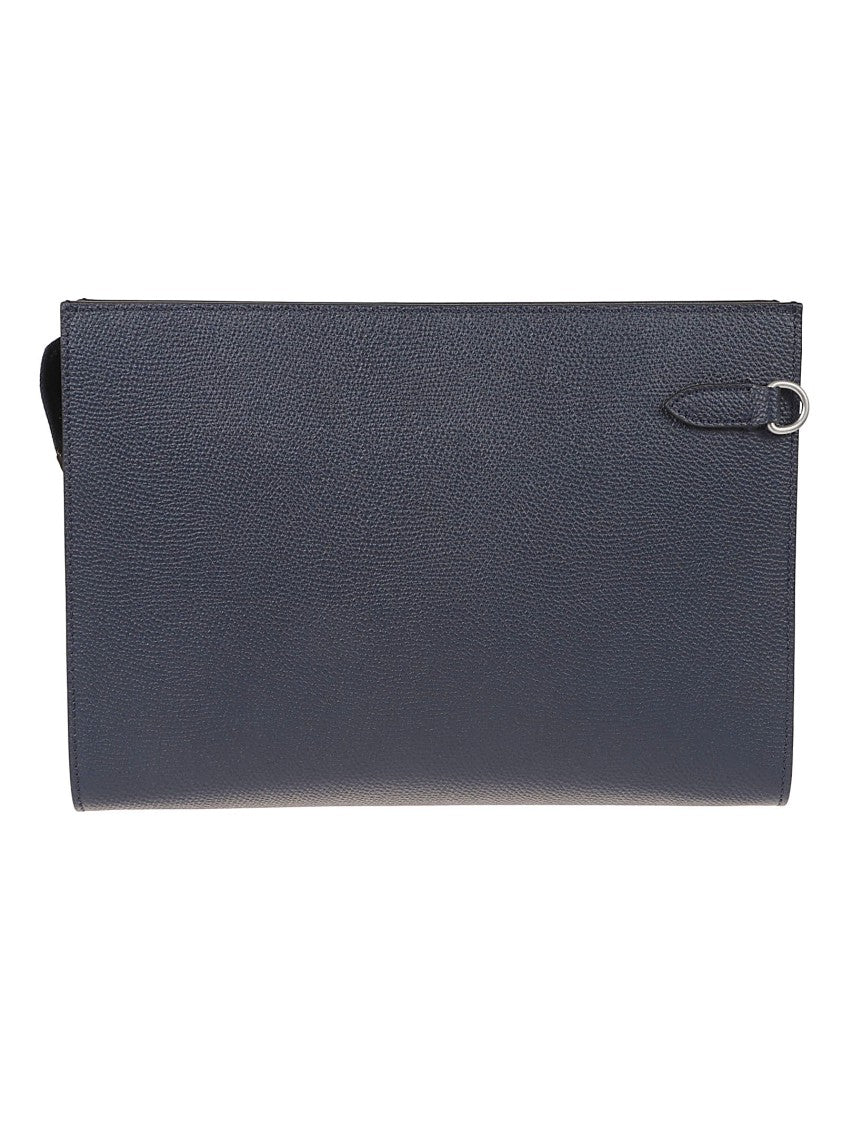 Valentino Garavani Textured Calf Leather Pouch