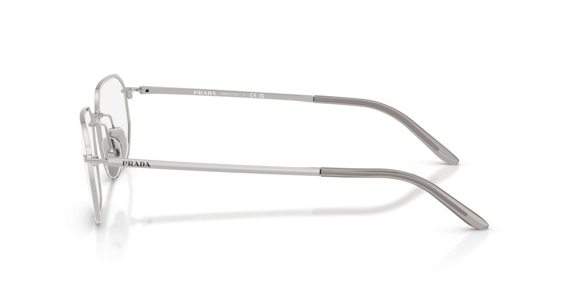 Prada 0Pr D51v Geometric Metal Frame Eyeglasses
