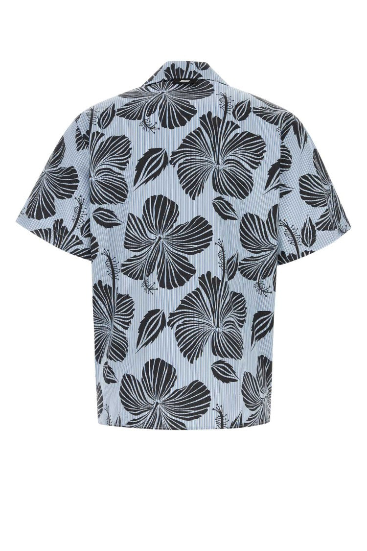 Msgm Embroidered Poplin Shirt