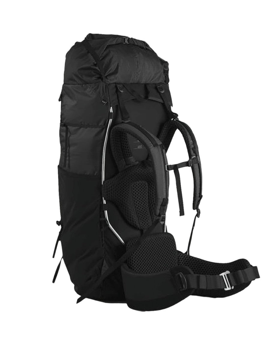 Lundhags Black Backpack With Multiple Compartments
