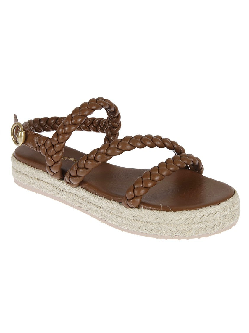 Gianvito Rossi Braided Leather Sandals