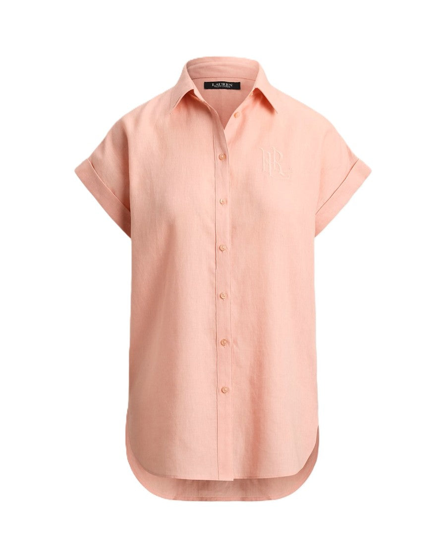 Lauren Ralph Lauren Rosa Tissue Linen Button Shirt