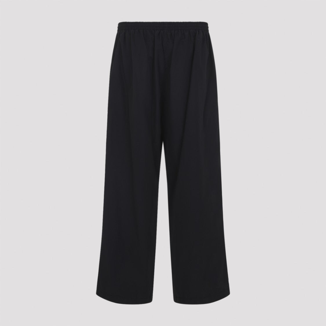 Balenciaga Relaxed Wide-Leg Pants With Elastic Waistband