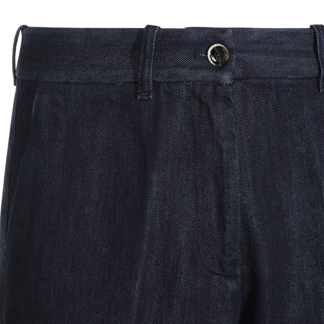 Nine In The Morning Wide-Leg Denim Jeans With High Waist And Minimalist Design