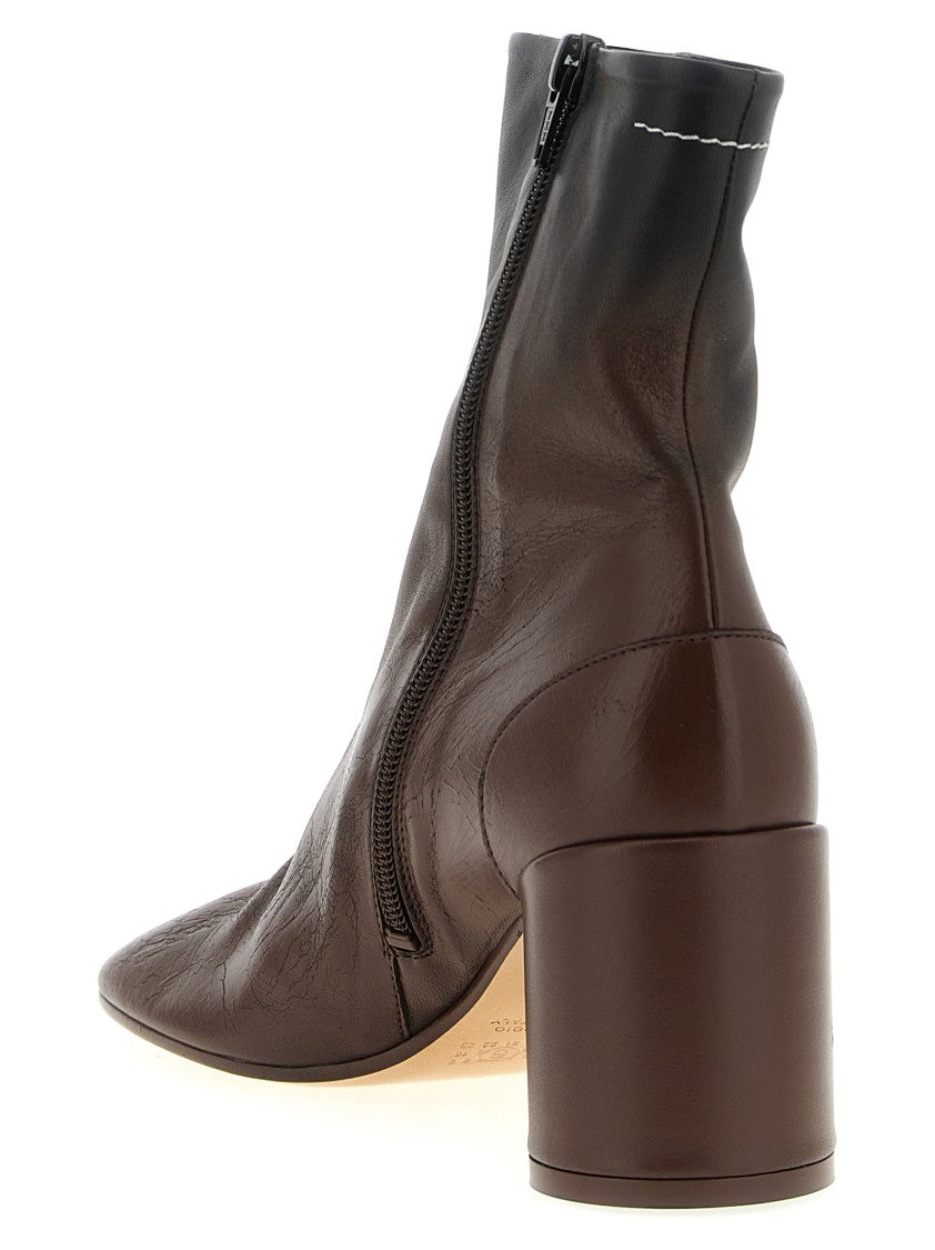 Mm6 By Maison Margiela Anatomic Ankle Boots