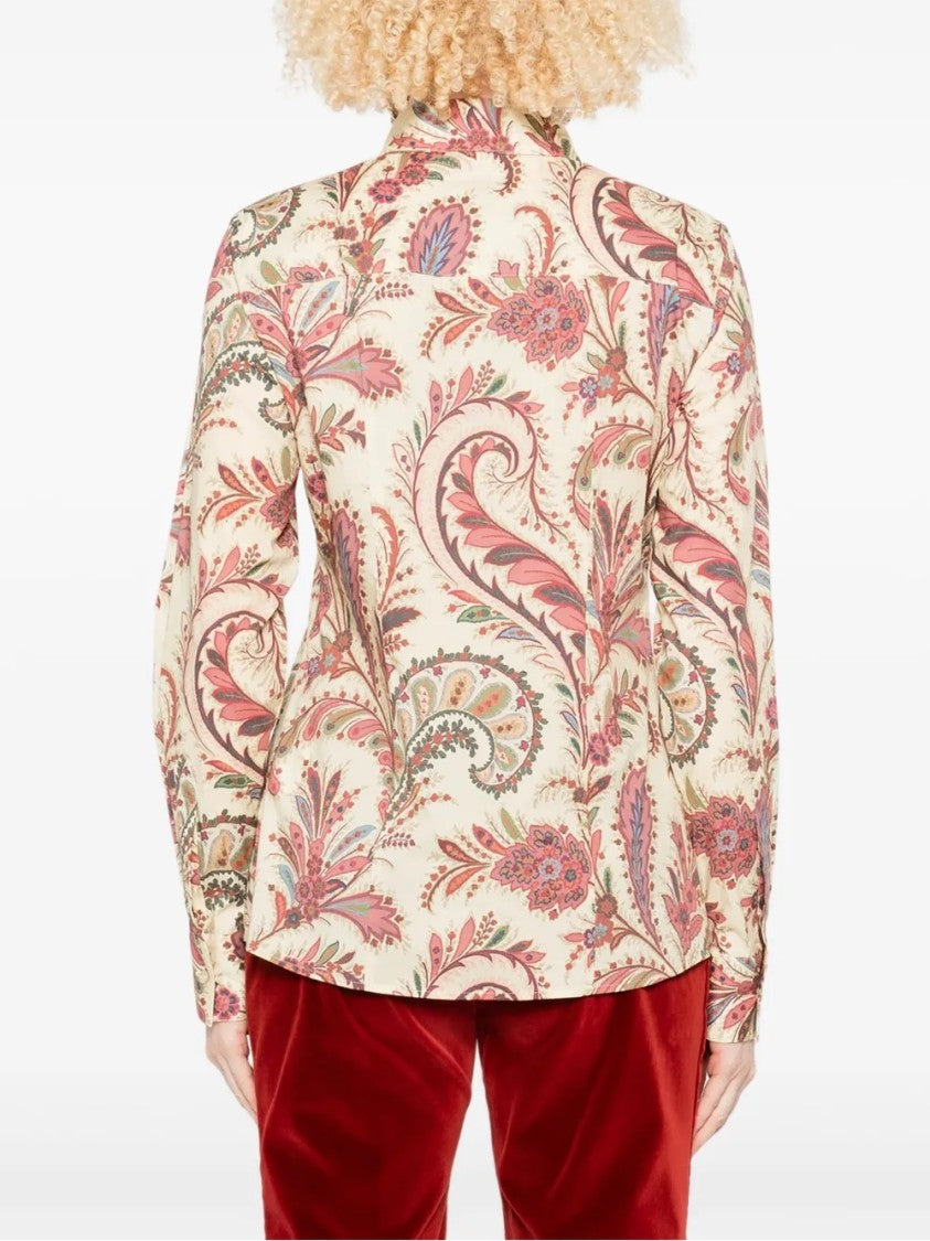 Etro Intricately Patterned Shirt With Classic Collar