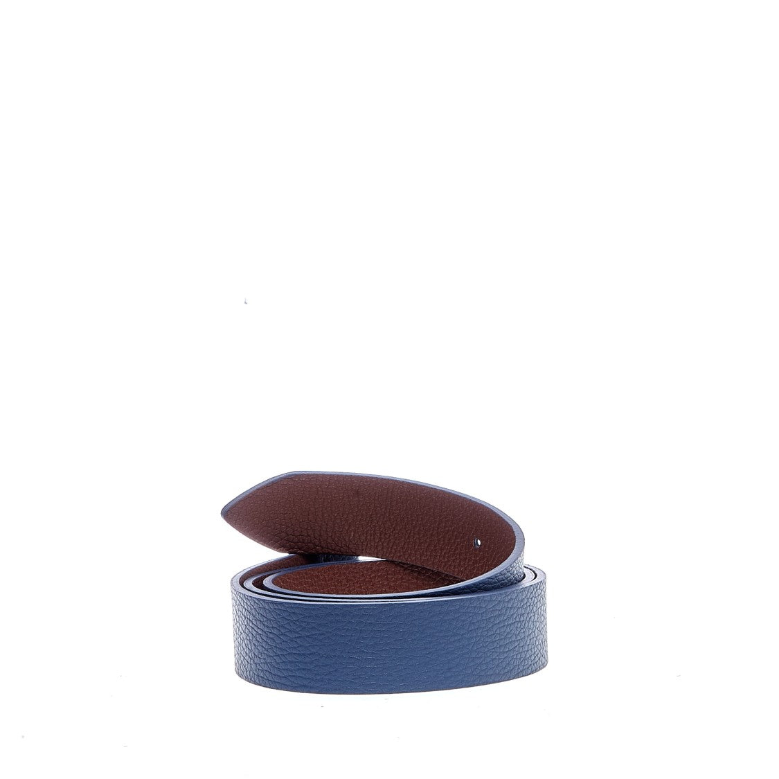 Orciani Double Navy And Cigar Belt