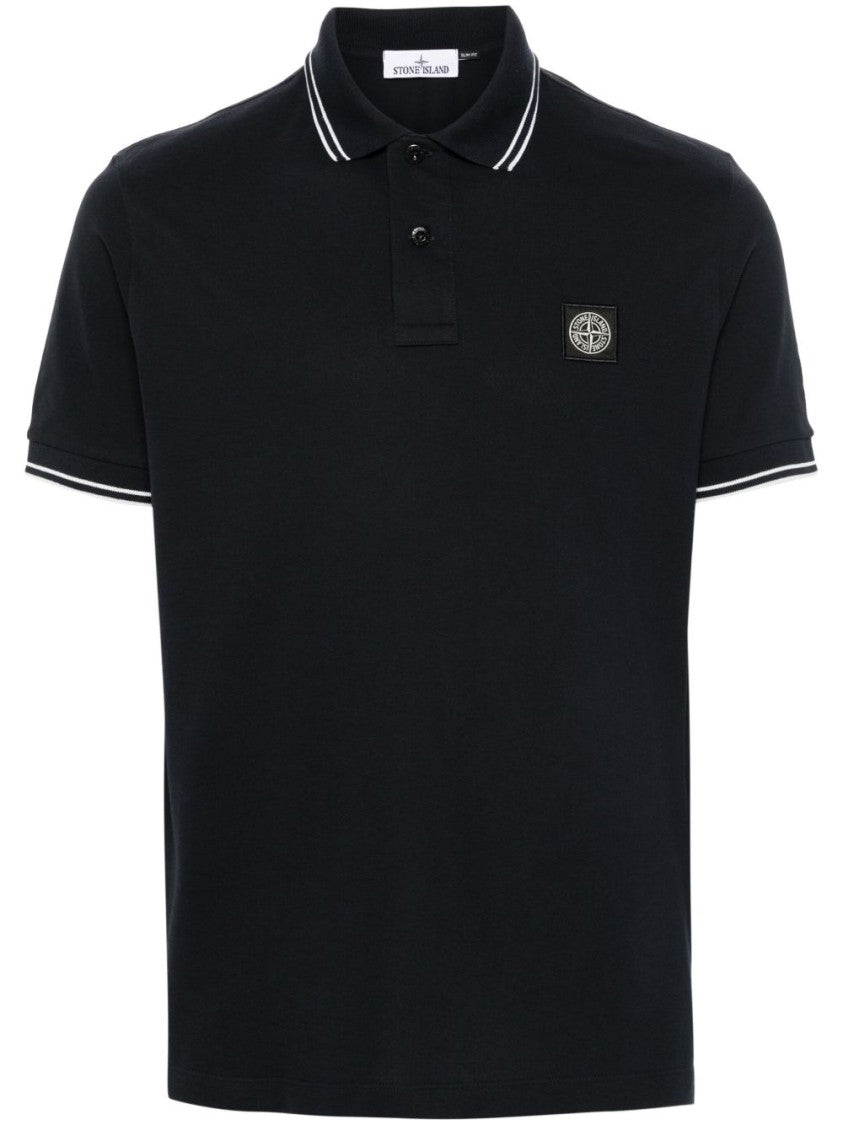 Stone Island Classic Polo Shirt With Iconic Logo