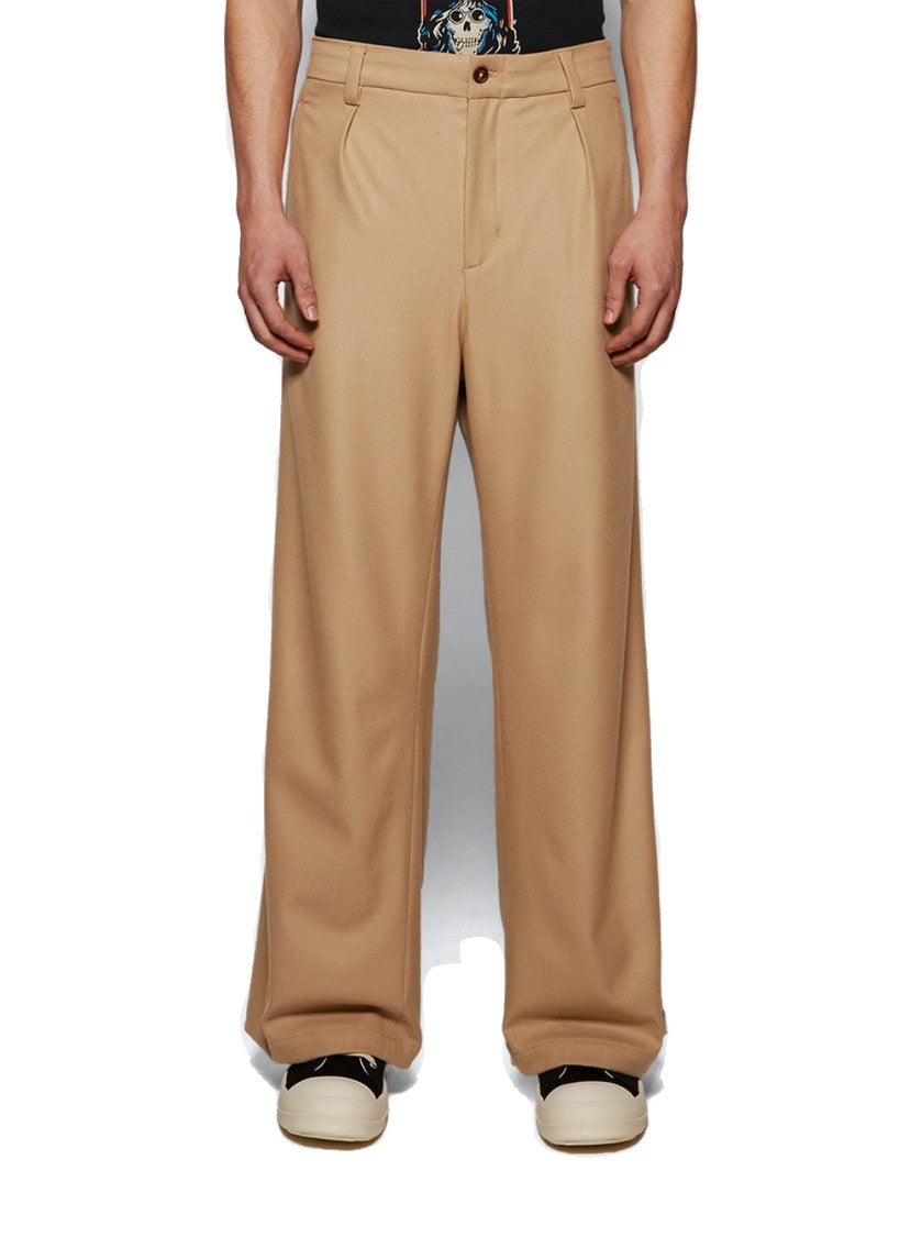 Nahmias Pleated Trousers Sand Tropical