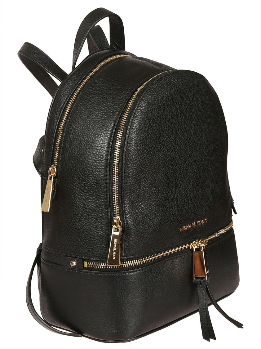 Michael Kors Rhea Zip Textured Leather Backpack