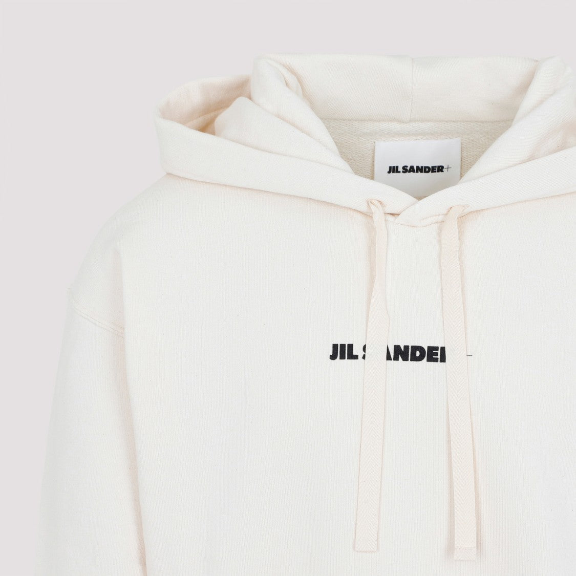 Jil Sander Dune Cotton Logo Hoodie