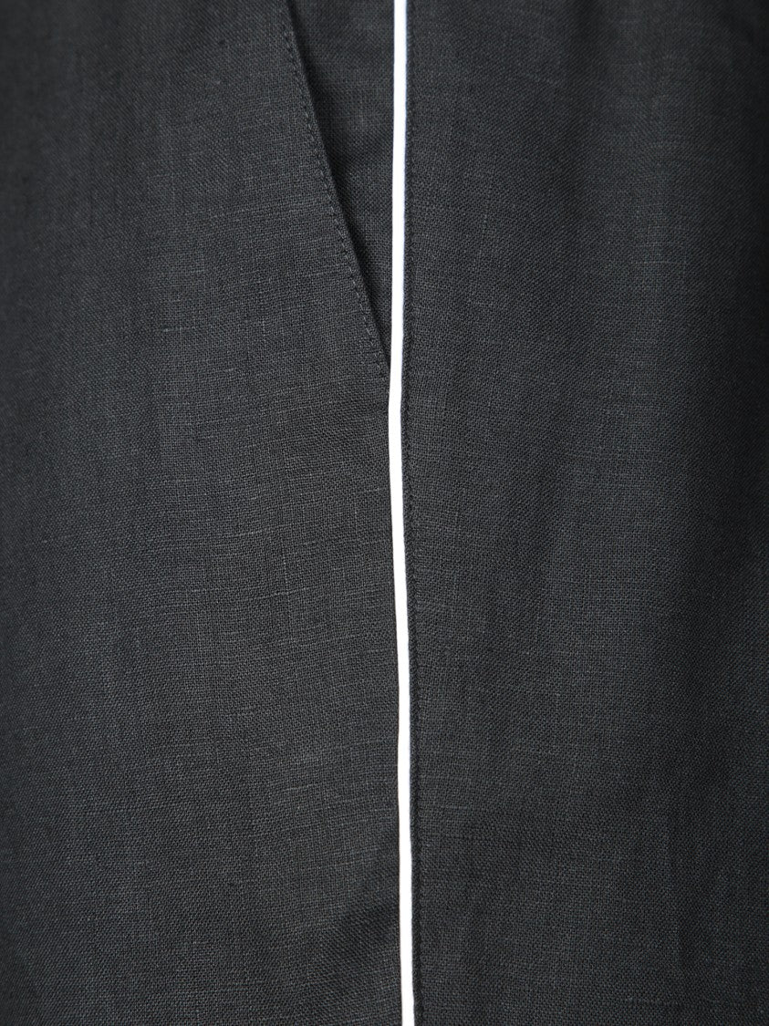 Dolce & Gabbana Tailored Black Trousers With Elastic Waistband