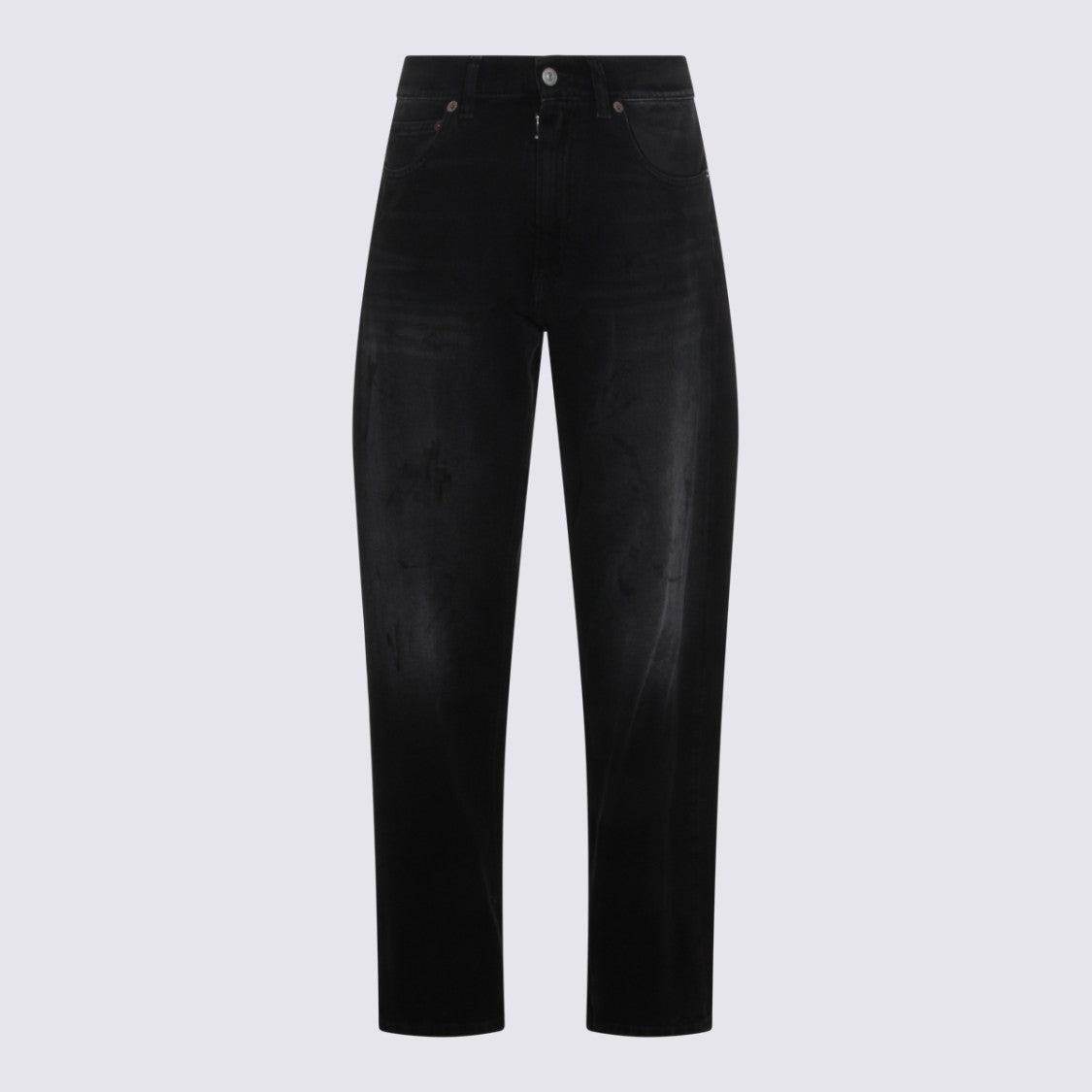 Mm6 By Maison Margiela Straight-Leg Black Jeans